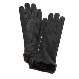 Koolaburra By UGG Studded Gloves w Faux Fur Cuff